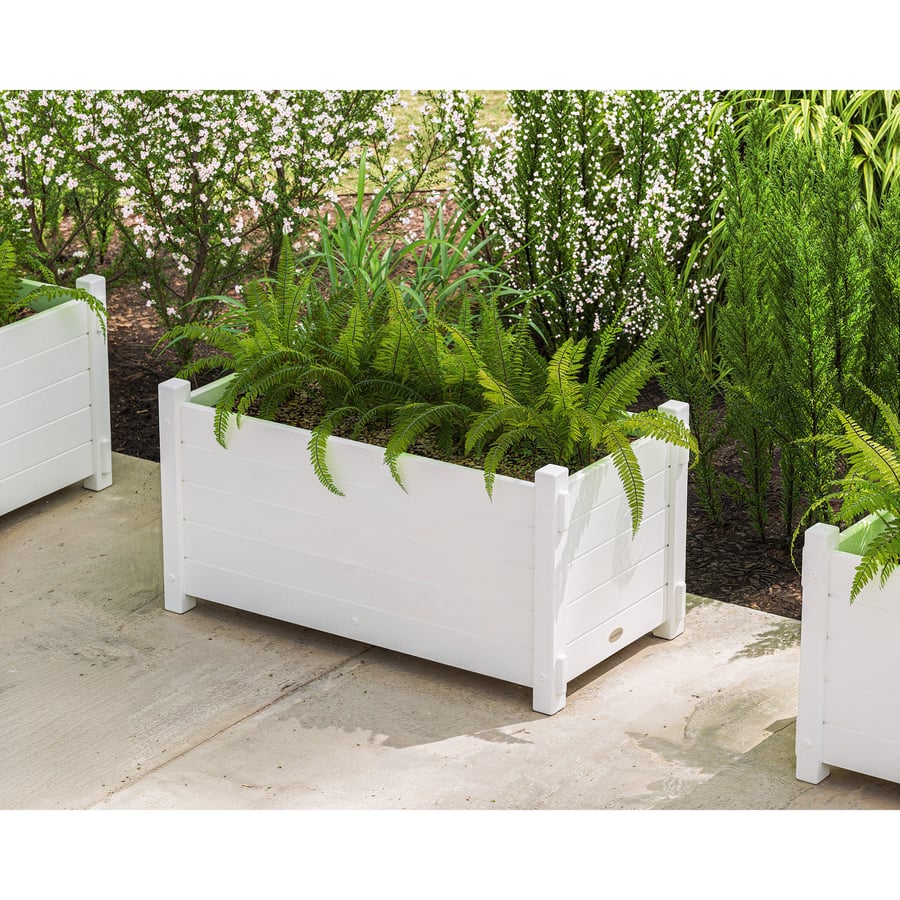 Nautical Rectangle Double Planter Box