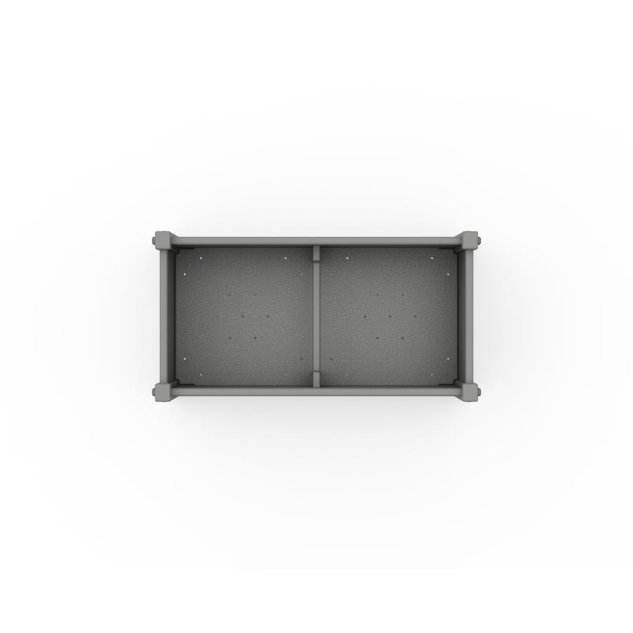 Nautical Rectangle Double Planter Box