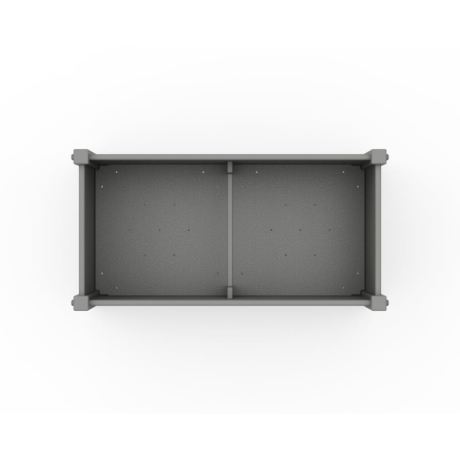 Vineyard Large Rectangle Double Planter Box