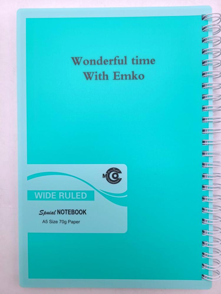80 pages A5 notebook