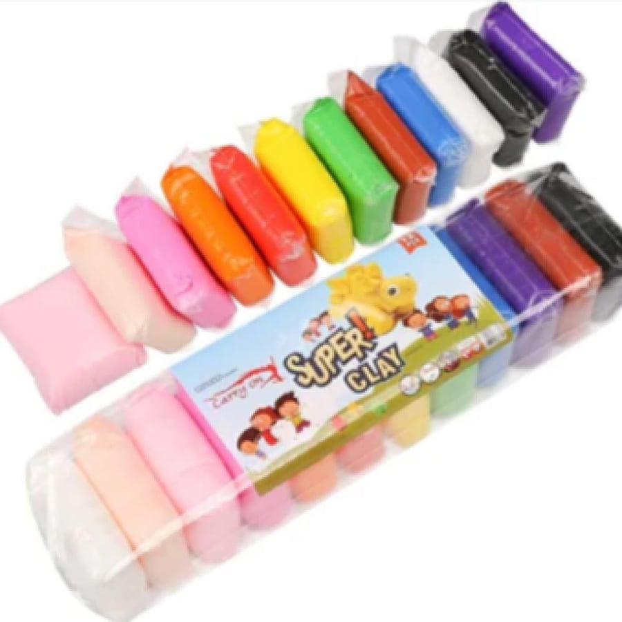 Multicolored foam clay, small size