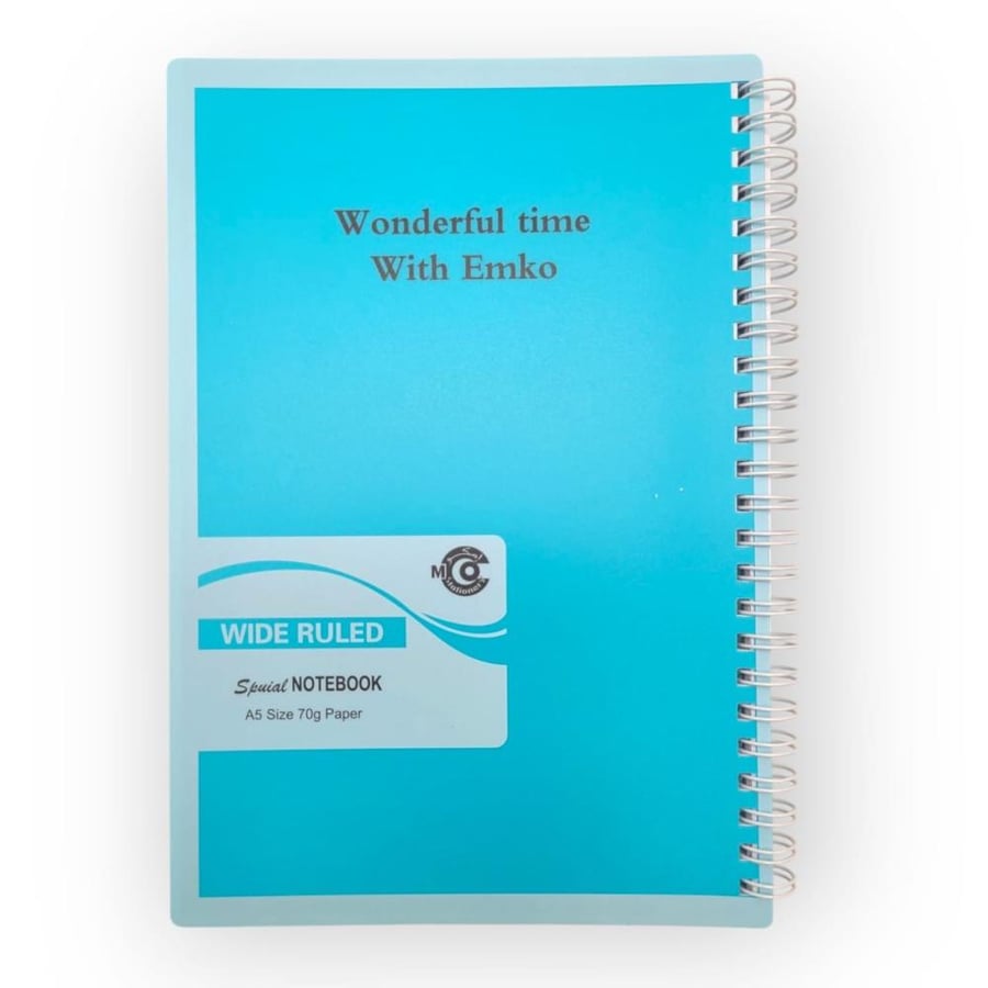 80 pages A5 notebook