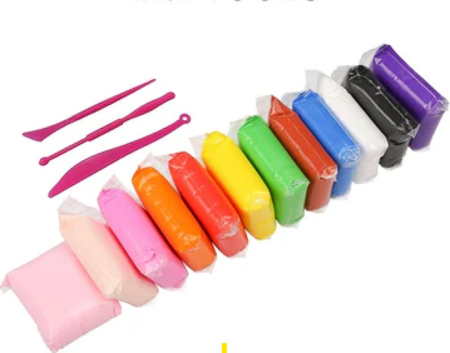 Multicolored foam clay, small size