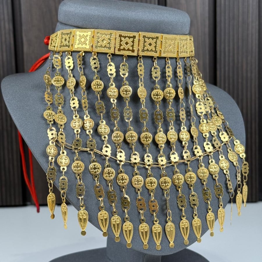 مخنق ذهب صافي تصميم شرقي عيار 21