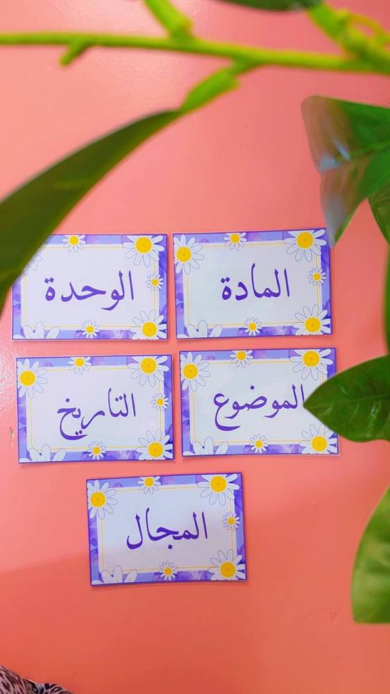 بيانات السبورة