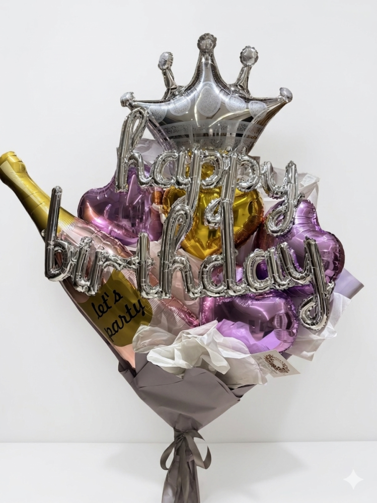 باقة queen purple لعيد الميلاد