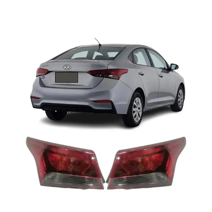 Rear tail light set DEPO Taiwanese Accent 2019-2020