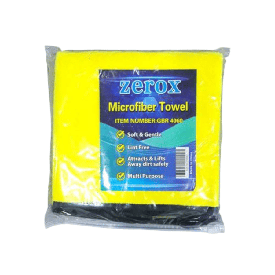 Soft cleaning and wiping towel yellow ZEROX 40*60