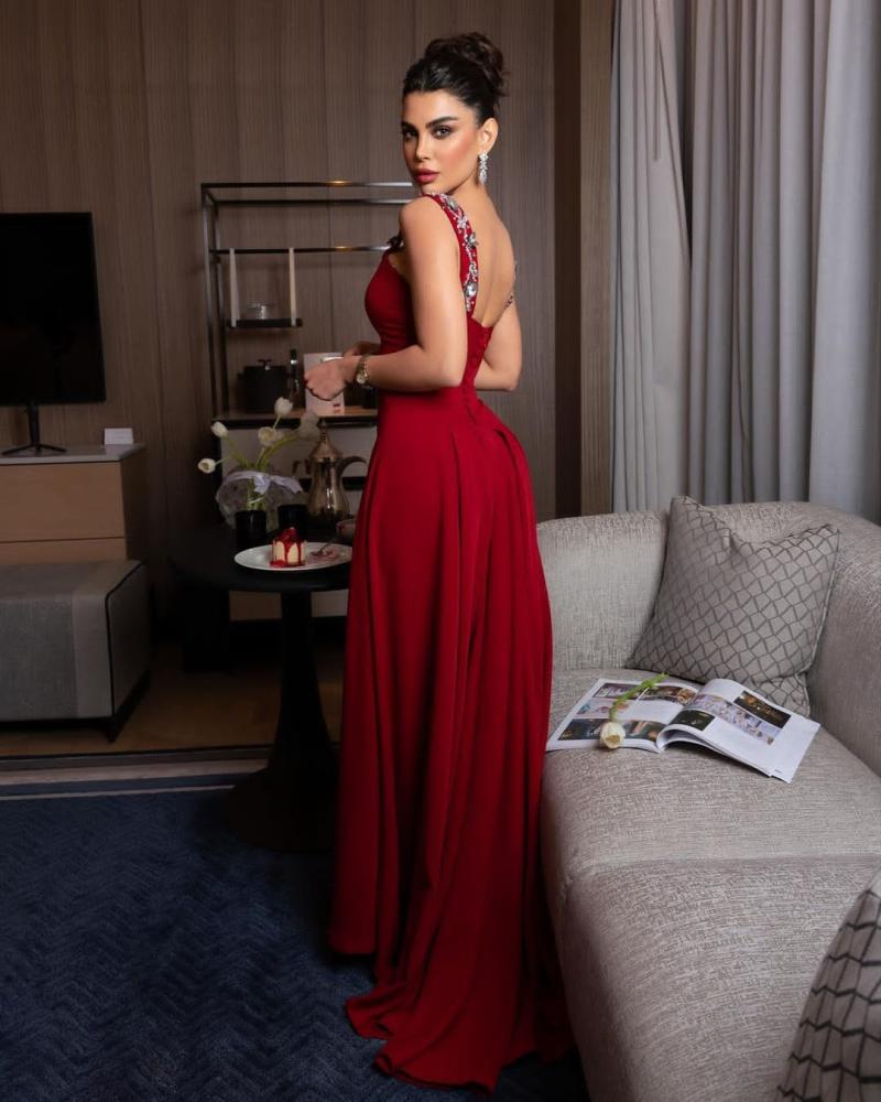 Elegant evening dress, Barbie fabric