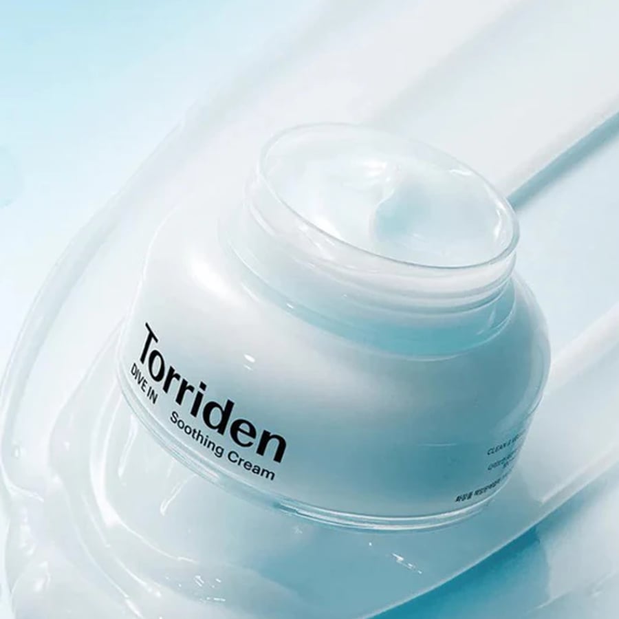 DIVE-IN Low Molecular Hyaluronic Acid Soothing Cream – for Deep Hydration & Soothing ( 100ml ) – from TORRIDEN