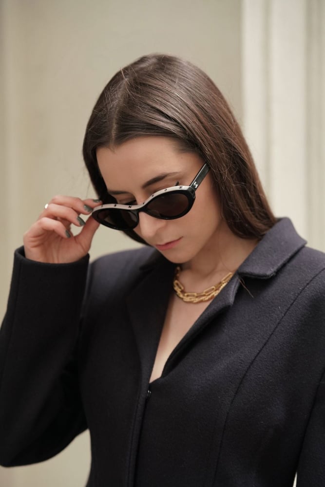 نظارة CHANEL أطار أسود - عدسة أسود