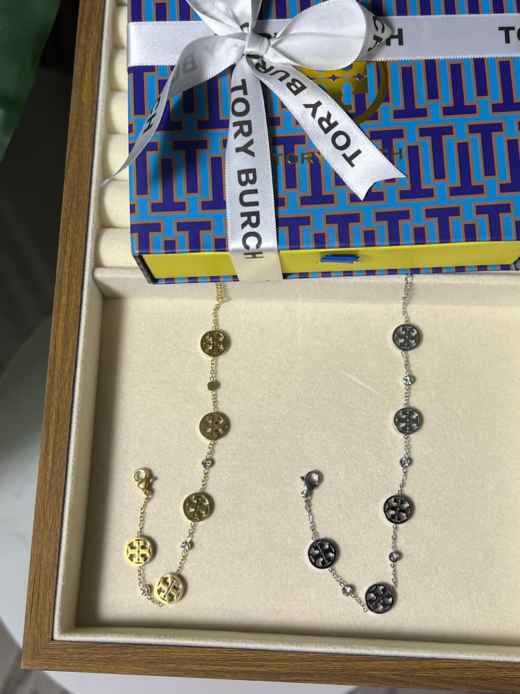 إسوارة TORY BURCH (ذهبي - فضي)