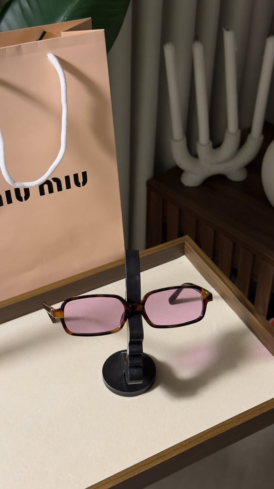 نظارة MIU MIU أطار ذهبي - عدسة أسود