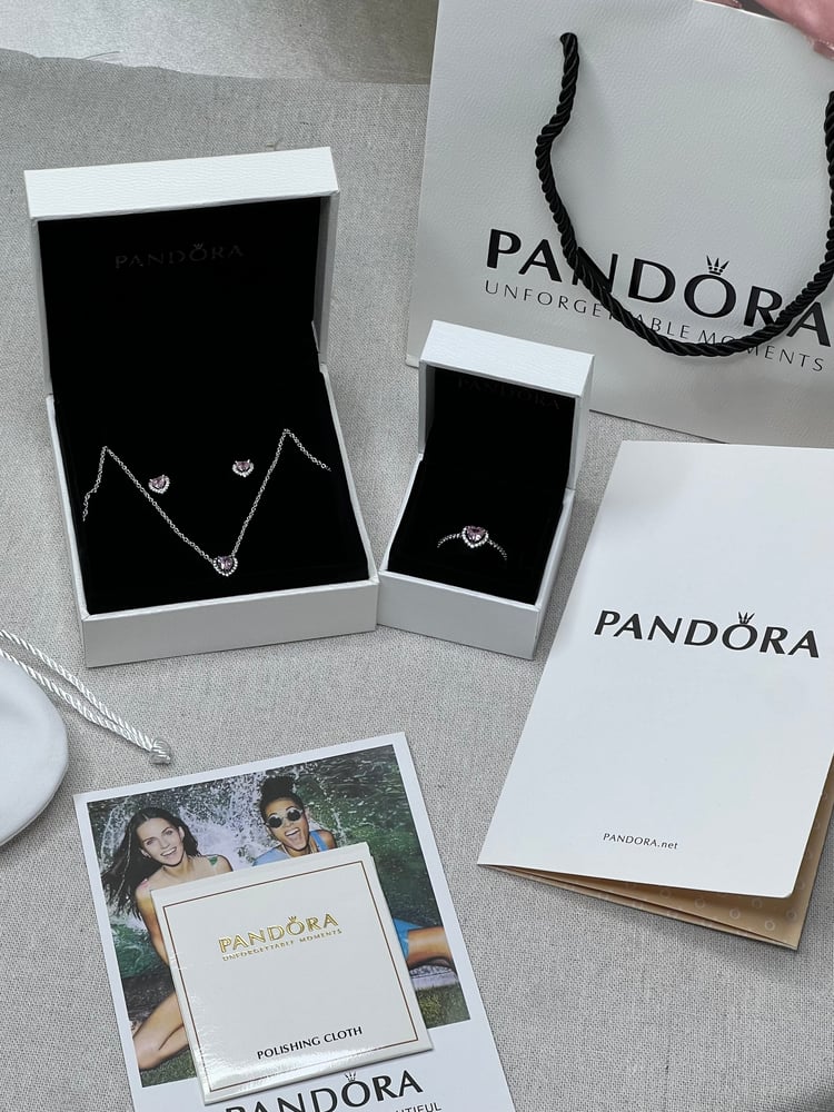 طقم Pandora وردي ماستر كواليتي