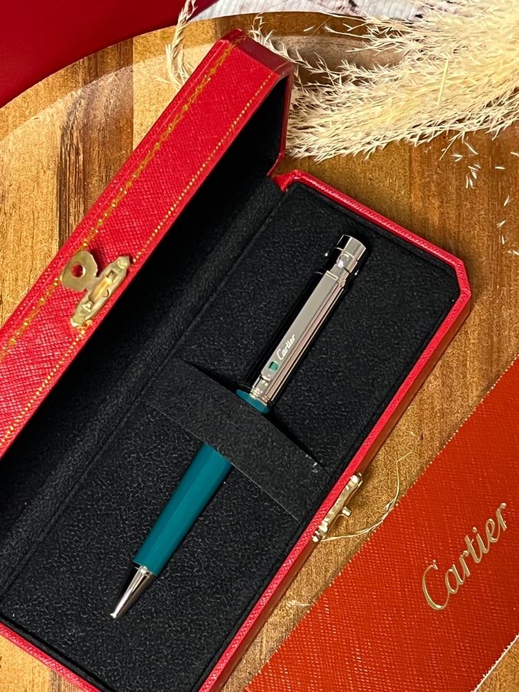 صورة طقم Cartier قلم حبر من مجموعة سانتوس دو كارتيه ماستر كواليتي