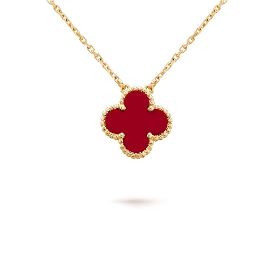 سلسال Van cleef المميز _ أحمر