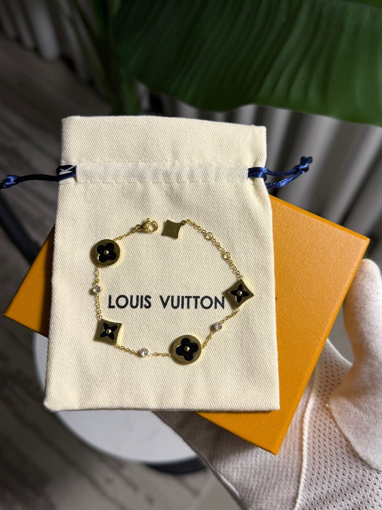 صورة إسوارة Louis Vuitton إسوارة LOUIS VUITTON معدن ذهبي أسود ماستر كواليتي