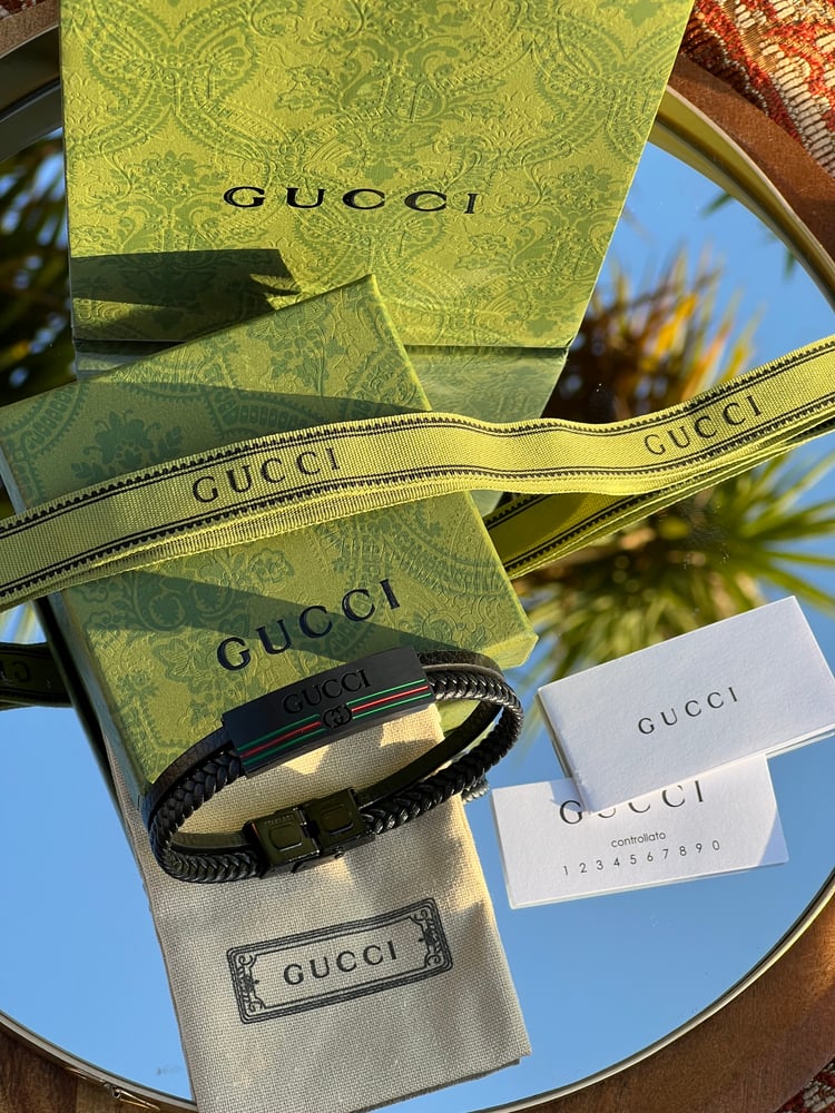 اسوارة GUCCI لون أسود ماستر كواليتي