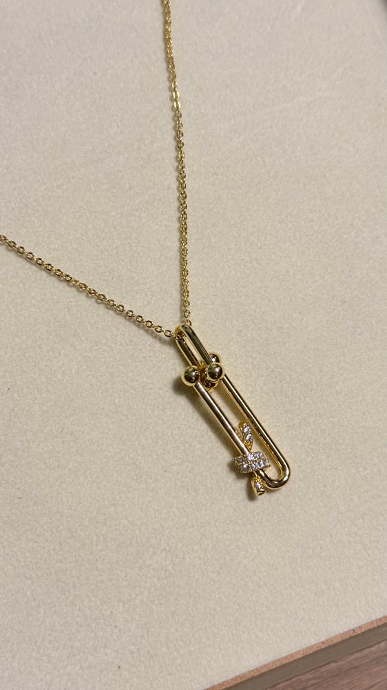 سلسال Tiffany معدن ذهبي