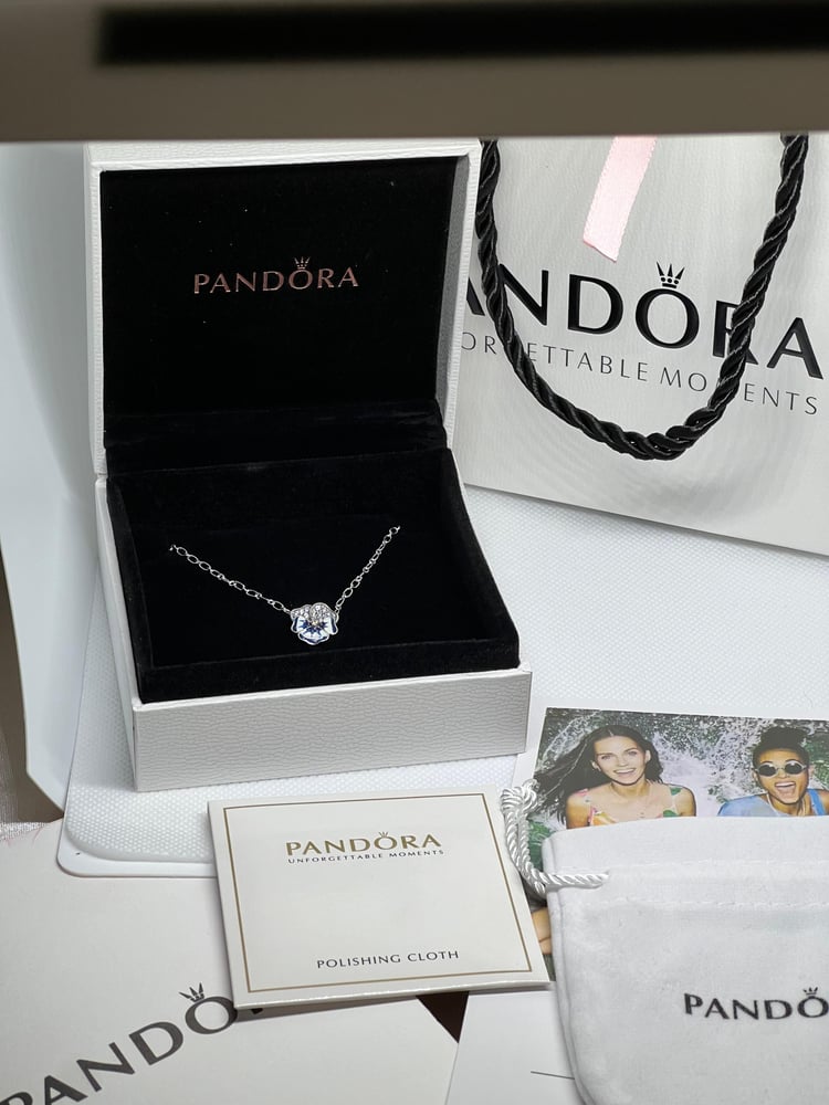 سلسال باندورا Pandora زهرة زرقاء ماستر كواليتي