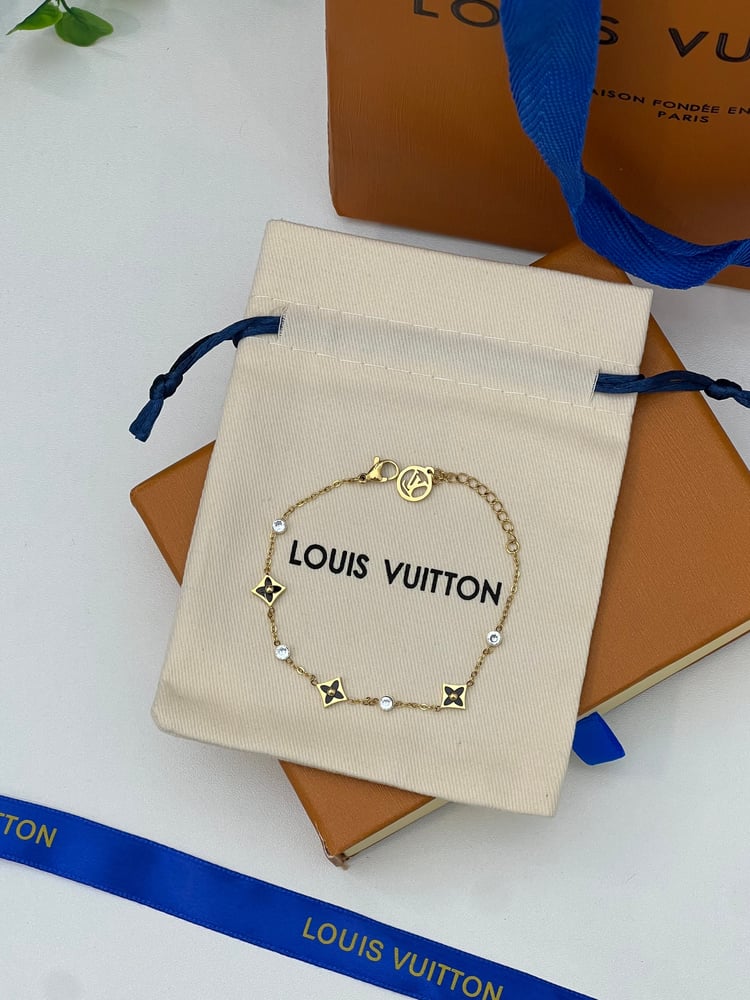 صورة إسوارة Louis Vuitton إسوارة LOUIS VUITTON معدن ذهبي أسود ماستر كواليتي