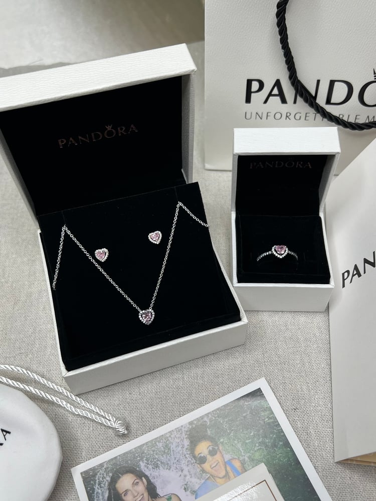 صورة طقم Pandora طقم Pandora وردي ماستر كواليتي