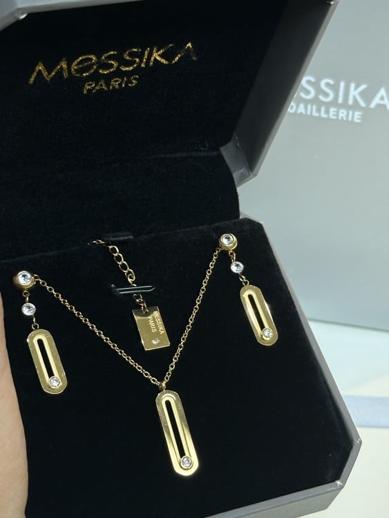 سلسال Messika معدن ذهبي ماستر كواليتي