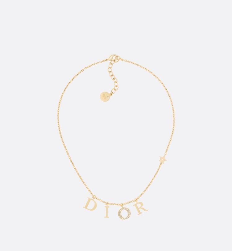 سلسال Dior معدن ذهبي