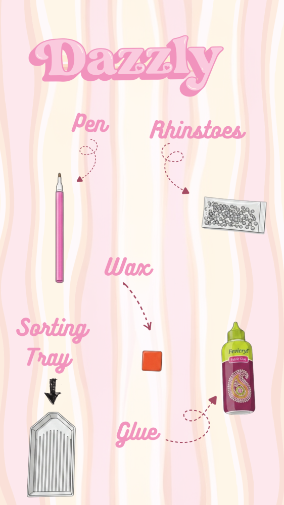 Lollipop bedazzling kit