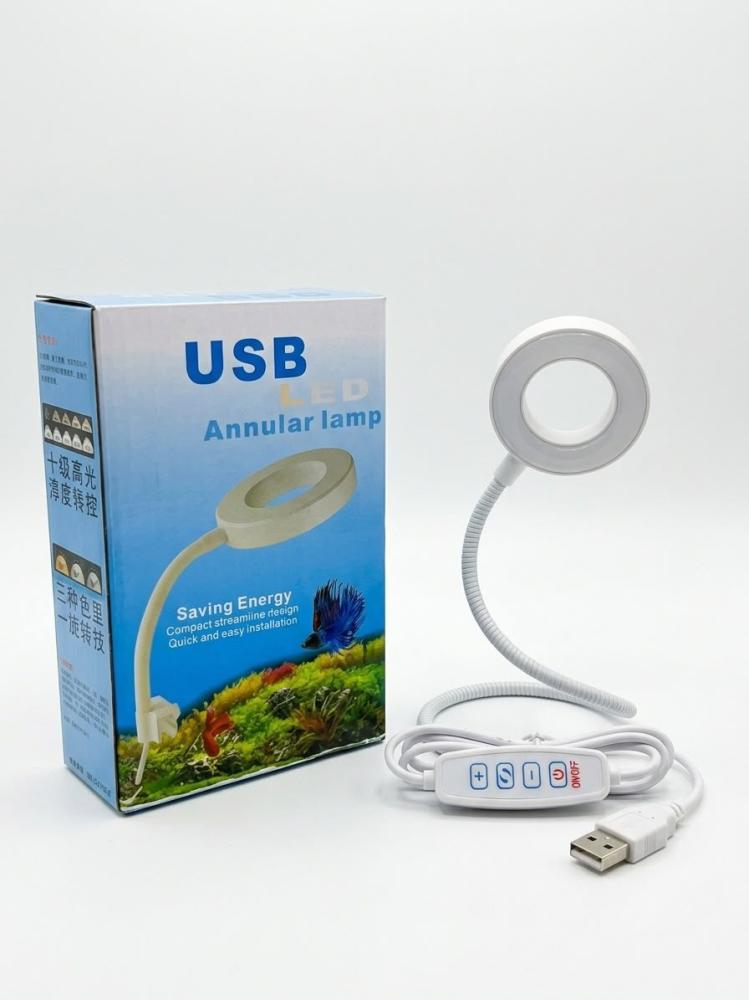 (إضاءة حوض LED دائرية مرنة بمدخل USB