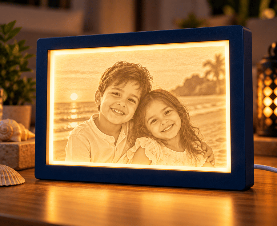 برواز صور مضيء ثلاثي الأبعاد مخصص – Lithophane LED
