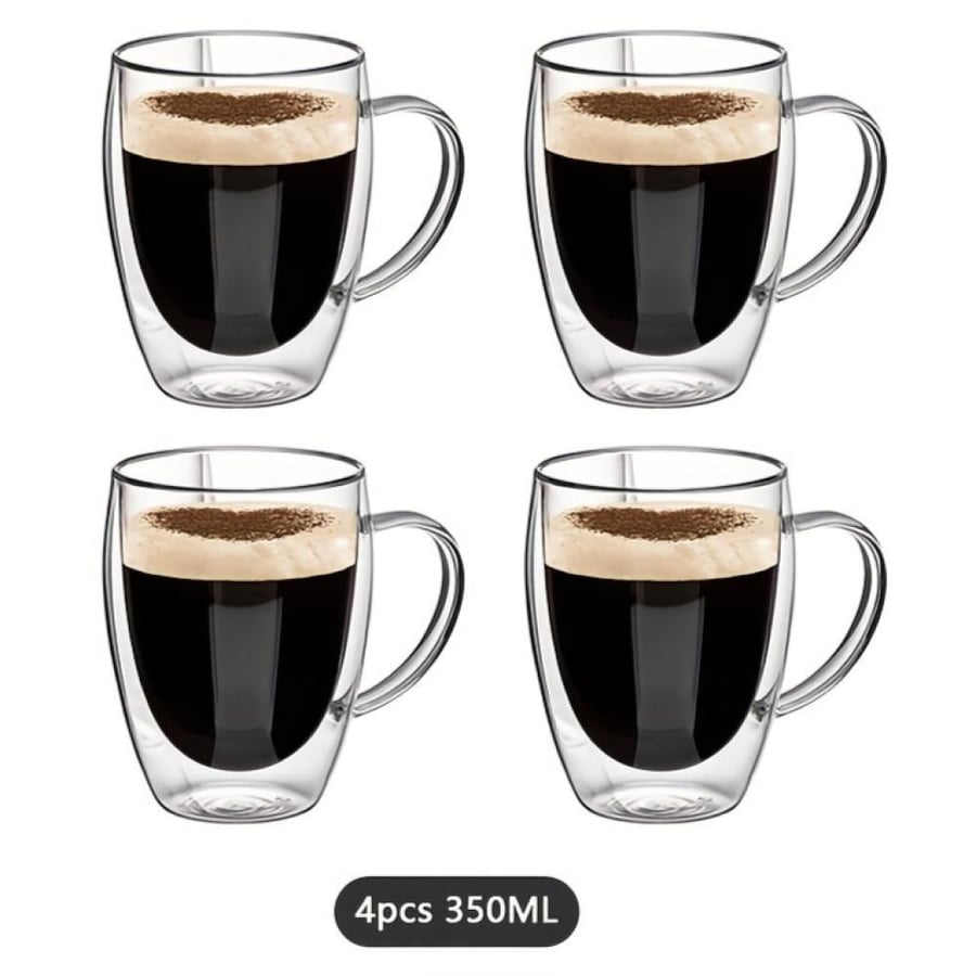 كوب قهوة زجاجي 350مل