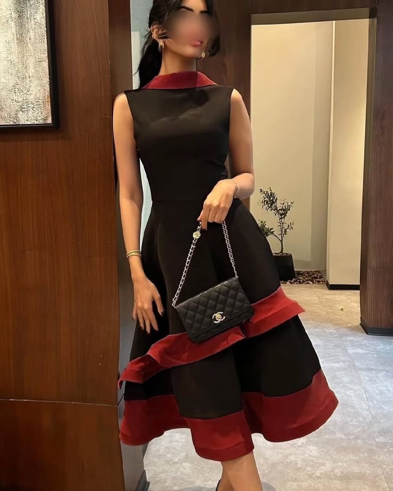 Eid dress elegant material: crepe Barbie