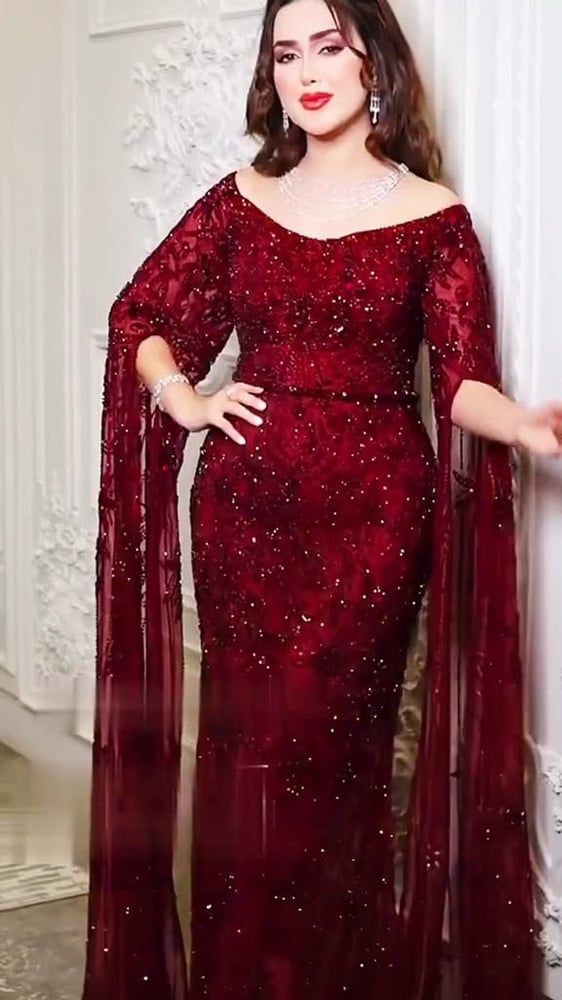 فستان سهرة انيق