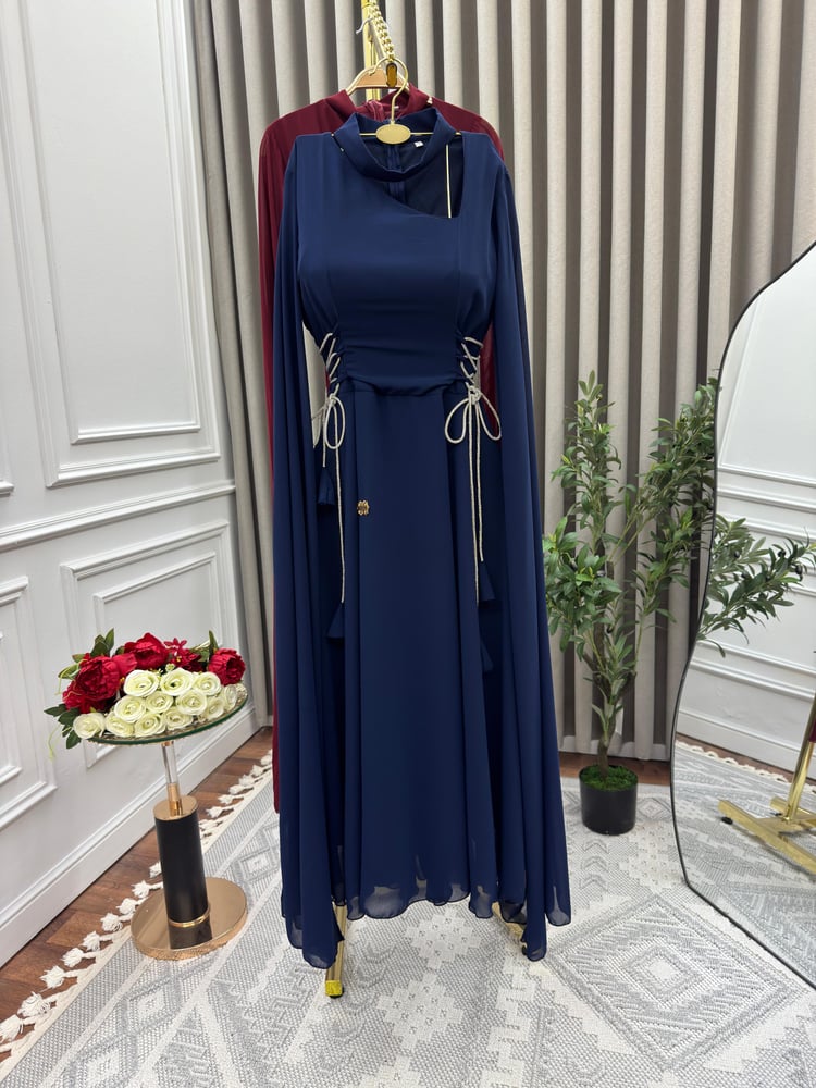 فستان سهرة بخامة شيفون
