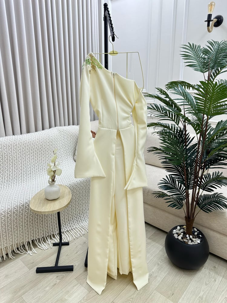 Soft jumpsuit *Material:* Barbie + embroidered