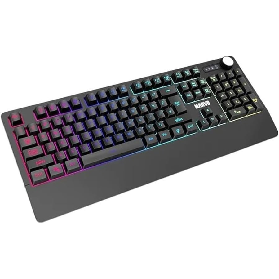 ‌MARVO K660 EN  Membrane Gaming Keyboard, Double-injection‌