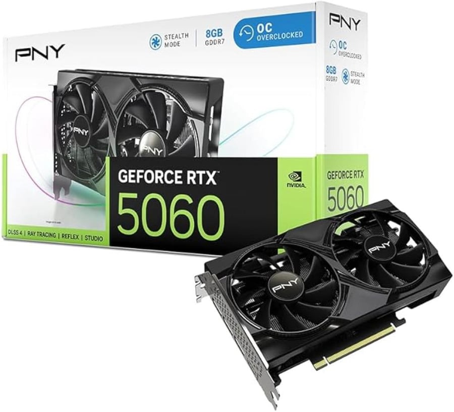 PNY GeForce RTX 5060 8GB NVIDIA 8 Gb GDDR7