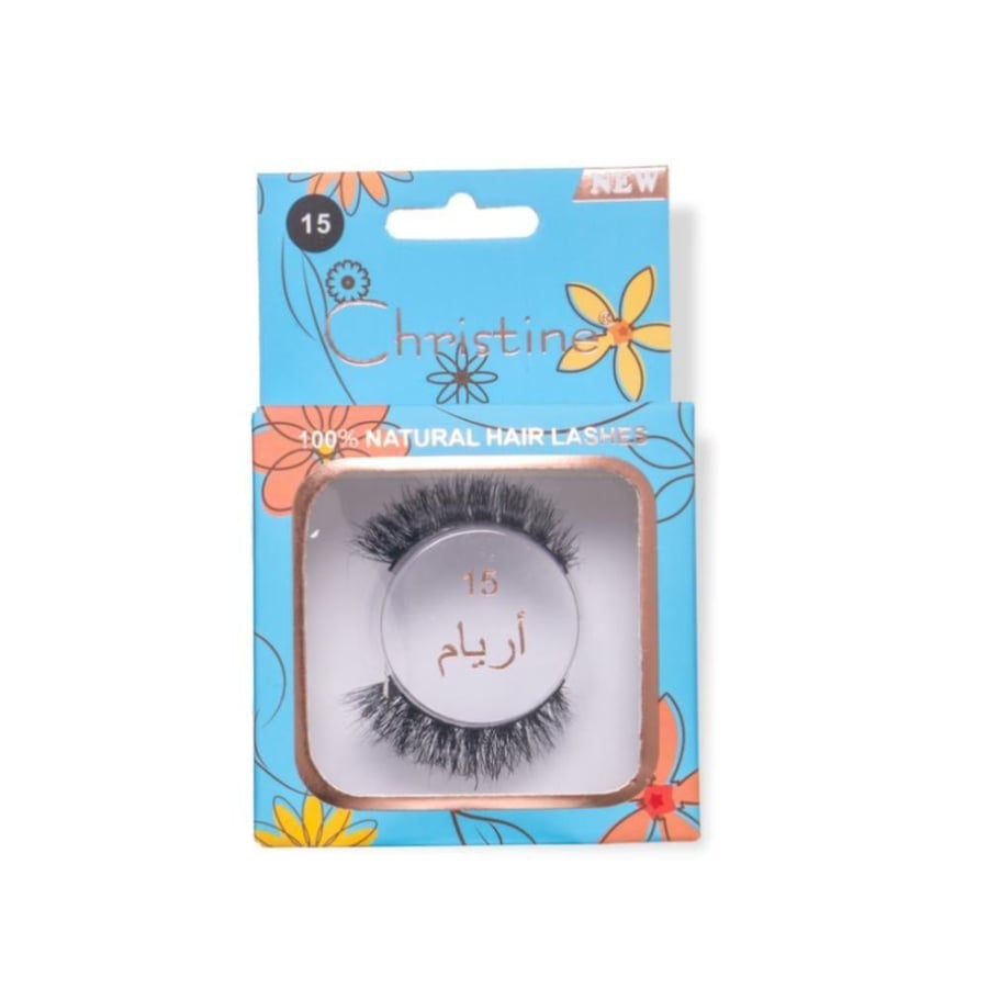 رموش كرستين طبيعي – 15 أريام