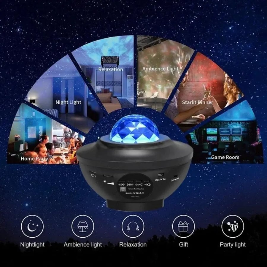 اضاءة الفضاء والنجوم من Sky Galaxy