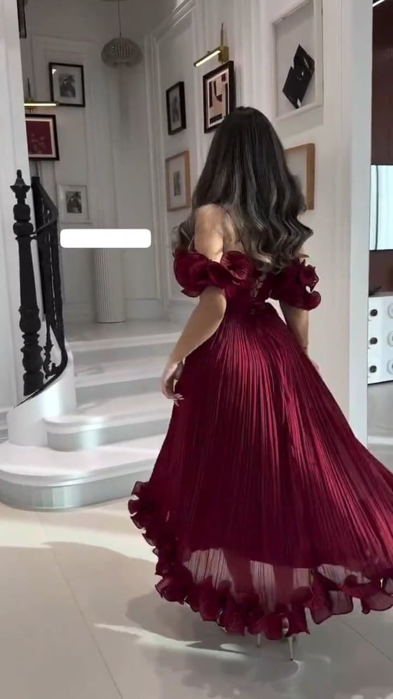 رمز  9080 فستان سهره عودي