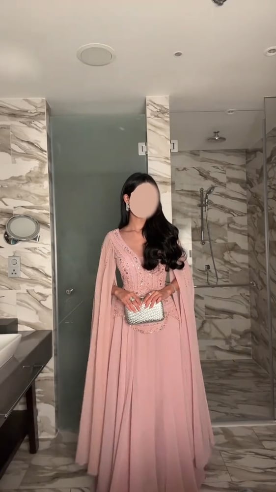 رمز  8195 فستان ساتر شيفون