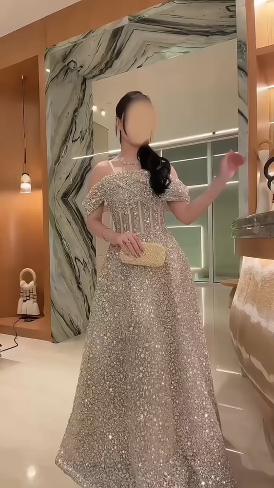 فستان - سهرة - فخم - زواجات - منفوش - ماسك - فساتين - نواعم - فساتين ا