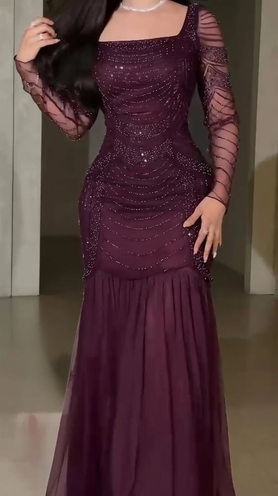 فستان - سهرة - فخم - زواجات - منفوش - ماسك - فساتين - نواعم - فساتين ا