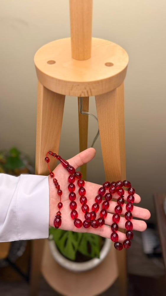 مسباح فاتوران احمر شفاف
