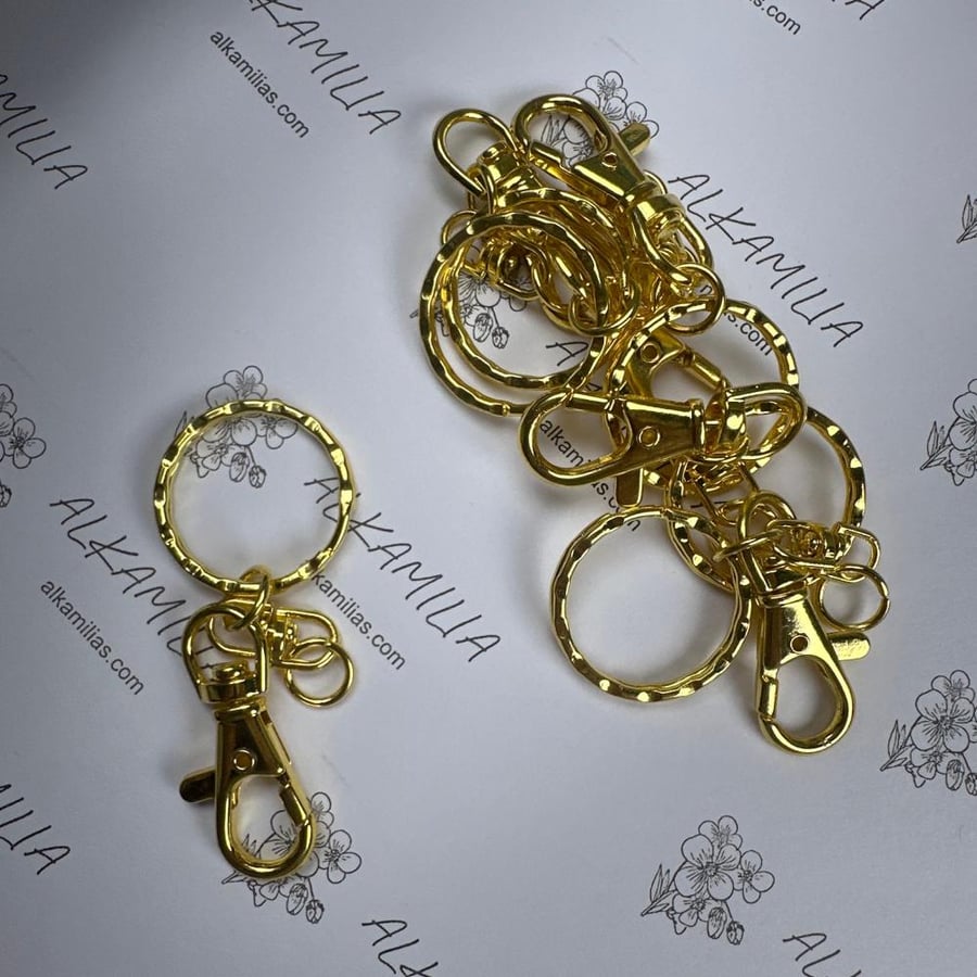 Double keychain (golden) 6 pieces