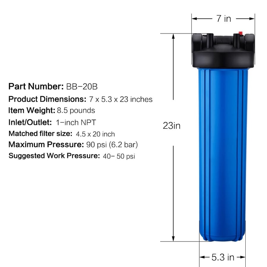 WATER FILTER CARTRIDGE FCPS5M20B  فلتر ماء كولت   - FBT