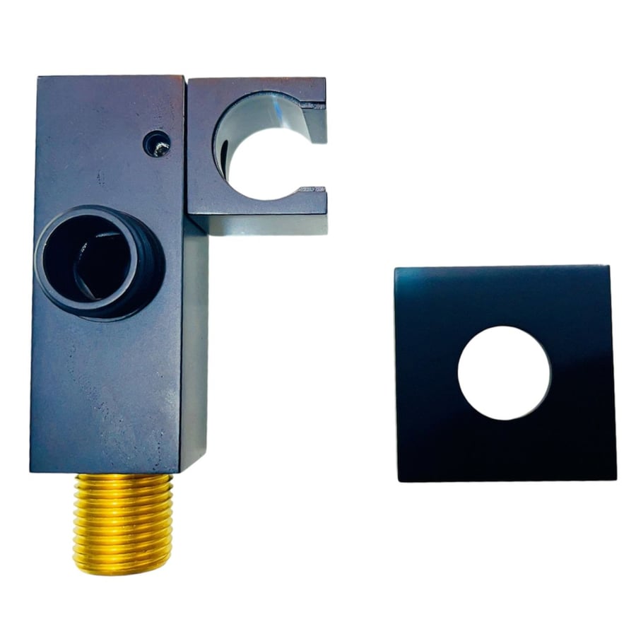 Black Square Brass Bidet Elbow 0012/1007 كوع شطاف نحاسي مربع أسود 0012/1007 ليما -  LIMA