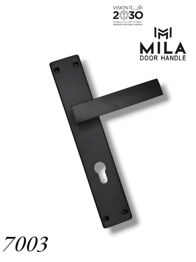 DOOR HANDLE MILA 7003 BLACK مسكة مغصول اسود