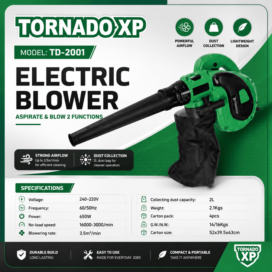 ELECTRIC BLOWER BIG منفاخ هواء كبير -  TORNADO